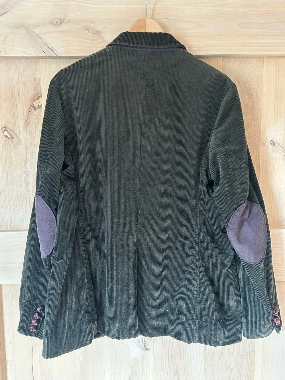 Lands ‘ End 90s Vintage Women’s Olive Corduroy Blazer, EUC, size Medium, 8-10